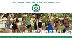 Desktop Screenshot of campawakening.com